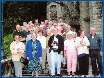 Pilgrimage 2005 - The Pilgrims at Greccio